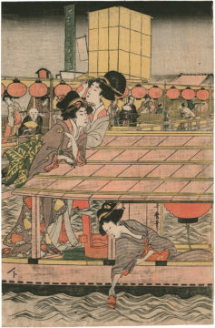 "Podróż do EDO" – katalog i wystawa drzeworytów ukiyo-e z kolekcji Fundacji Jerzego Leskowicza. Projekt wystawy Jacek Gburczyk, projekt katalogu Maciej